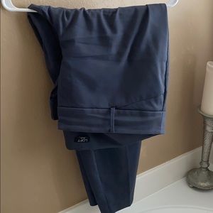 Loft plus Marissa 18 slack gray blue pants slacks
